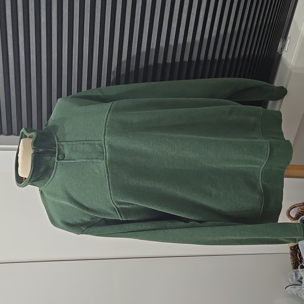 Men's Orvis half zip with button